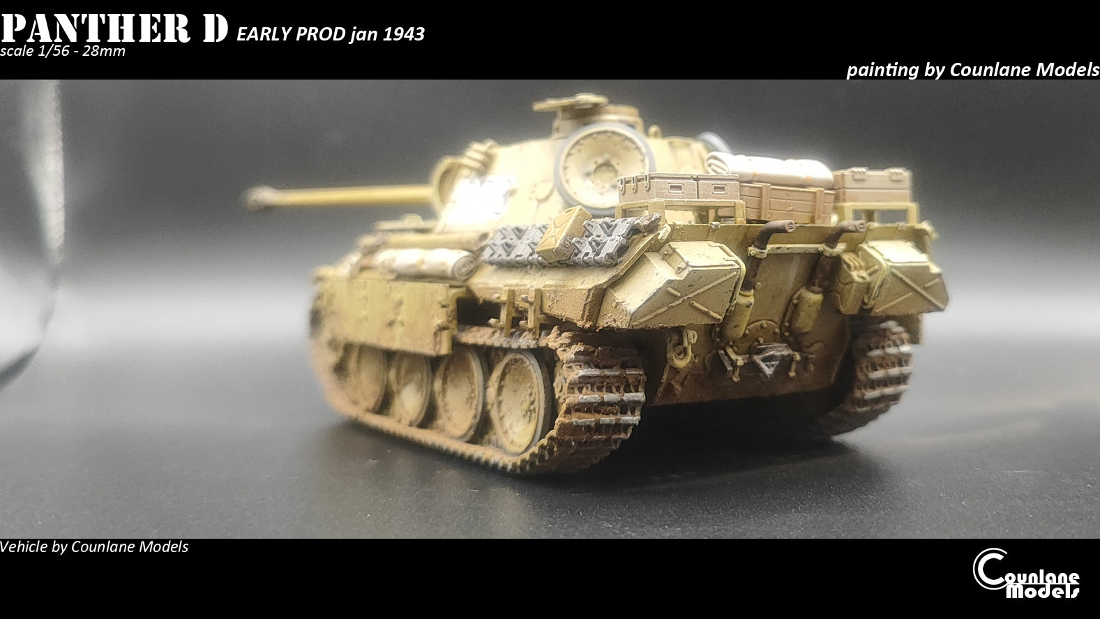 Counlane Panzer V Panther Ausf. D Early Jan. 1943 (Germany, WW2)