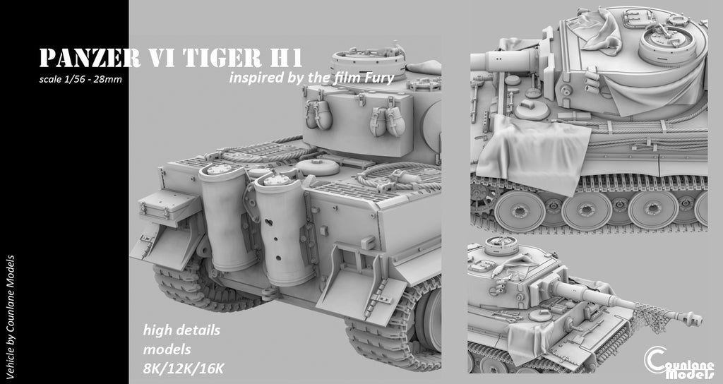 Counlane Panzer VI Tiger 1 "FURY" (Germany, WW2)
