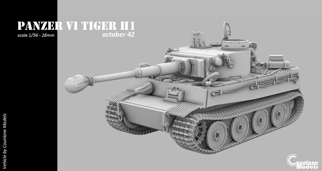 Counlane Panzer VI Tiger 1 H1 October 1942 (Germany, WW2)
