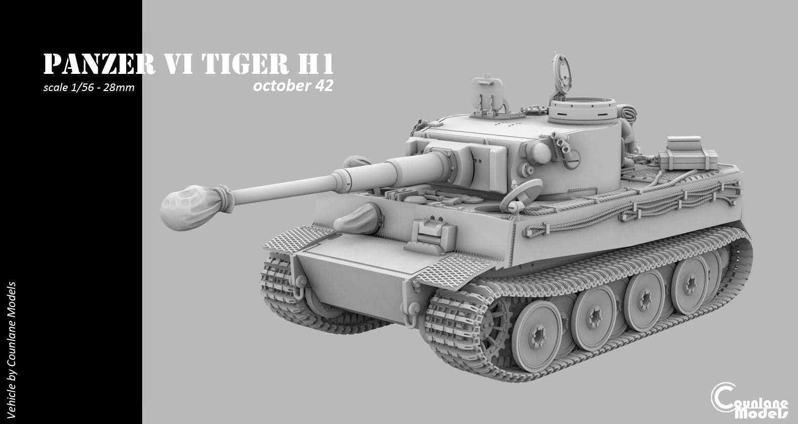 Counlane Panzer VI Tiger 1 H1 October 1942 (Germany, WW2)