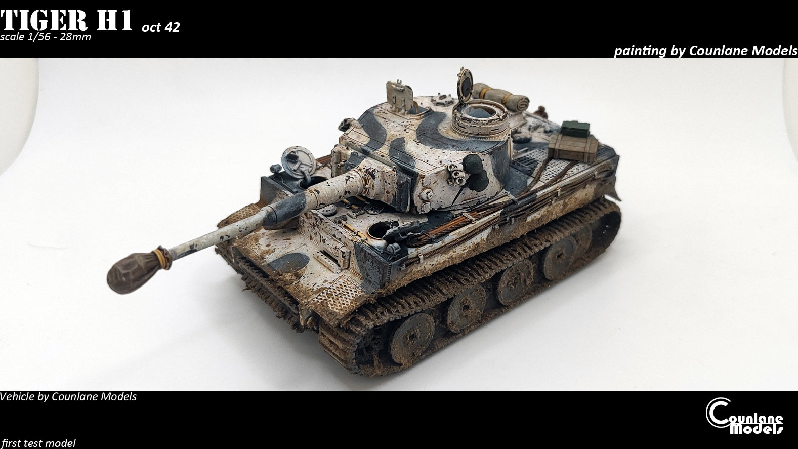 Counlane Panzer VI Tiger 1 H1 October 1942 (Germany, WW2)