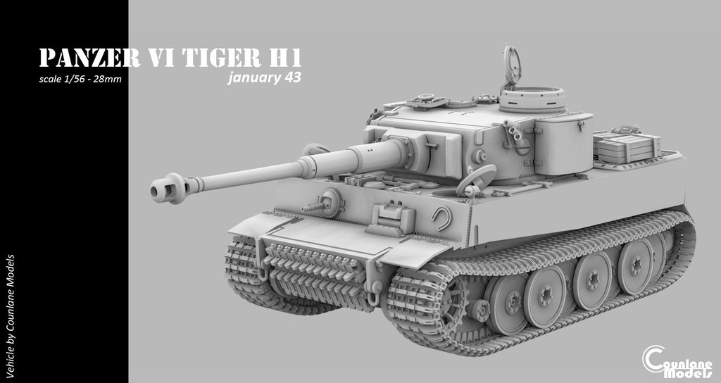 Counlane Panzer VI Tiger 1 H1 January 1943 (Germany, WW2)