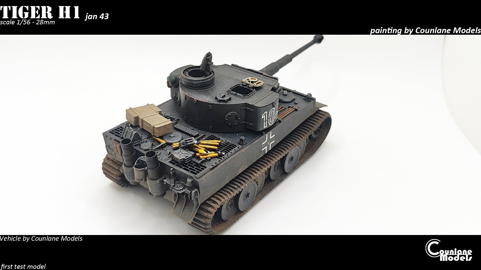 Counlane Panzer VI Tiger 1 H1 January 1943 (Germany, WW2)