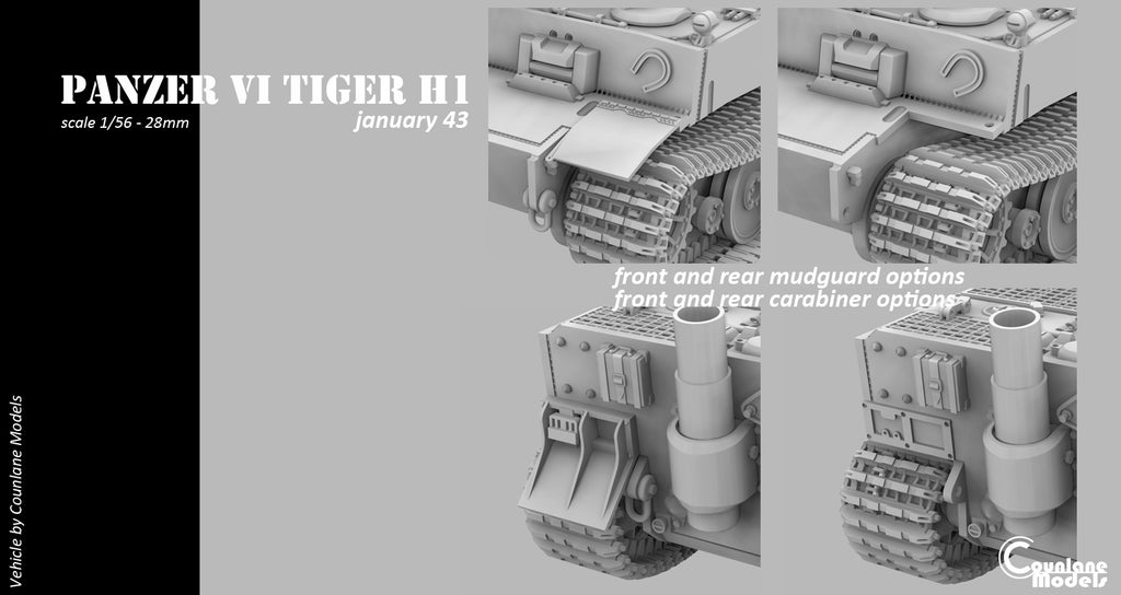 Counlane Panzer VI Tiger 1 H1 January 1943 (Germany, WW2)