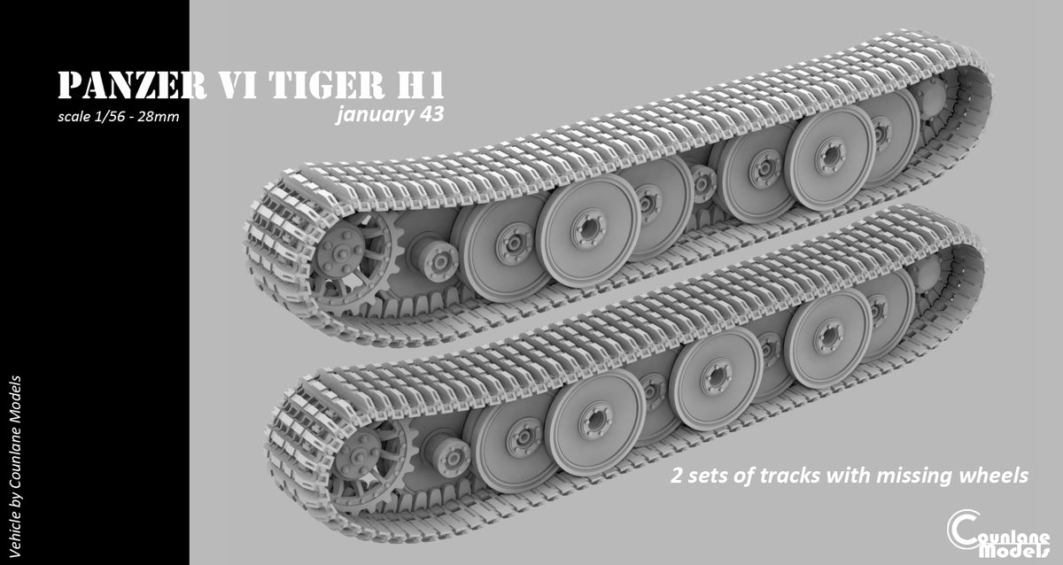 Counlane Panzer VI Tiger 1 H1 January 1943 (Germany, WW2)