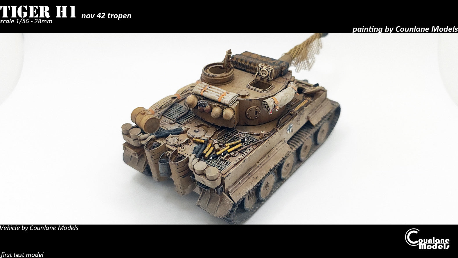 Counlane Panzer VI Tiger 1 H1 November 1942 (Germany, WW2)
