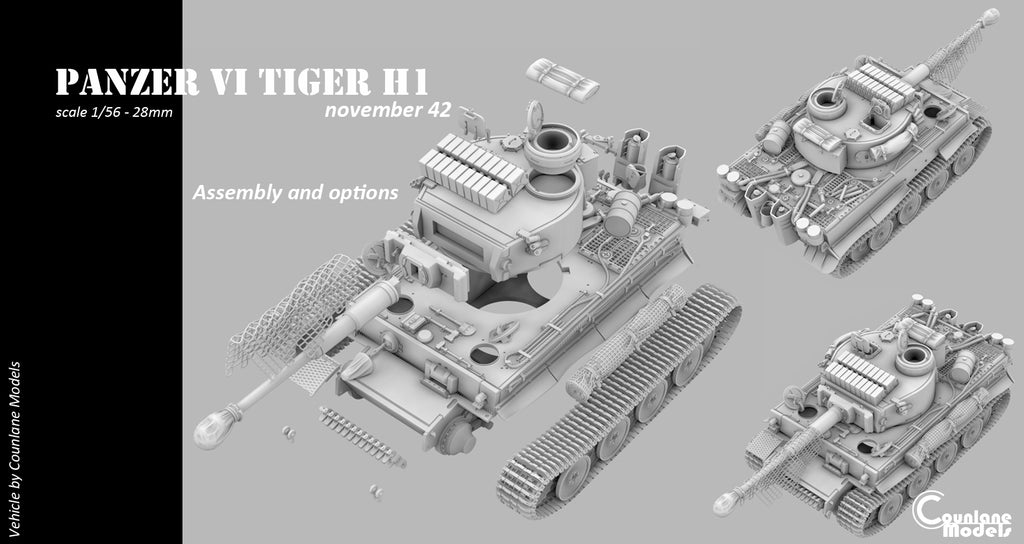 Counlane Panzer VI Tiger 1 H1 November 1942 (Germany, WW2)