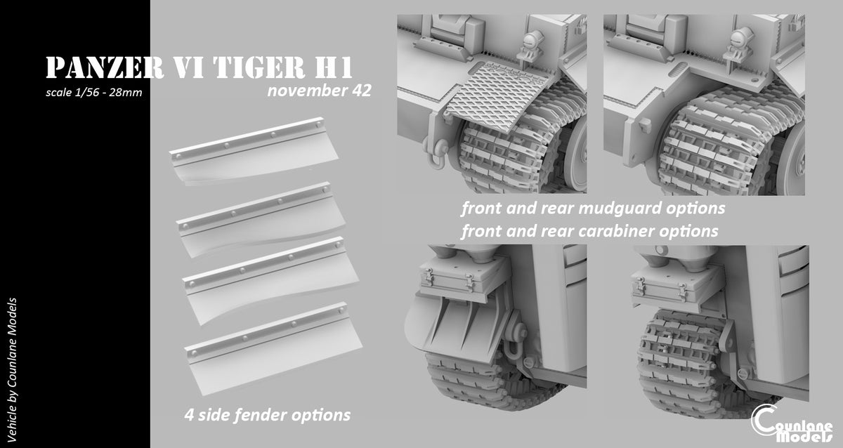 Counlane Panzer VI Tiger 1 H1 November 1942 (Germany, WW2)