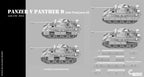 Counlane Panzer V Panther Ausf. D Late after Sept 1943 with Zimmerit Damaged (Germany, WW2)