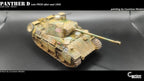 Counlane Panzer V Panther Ausf. D Late after Sept 1943 with Zimmerit Damaged (Germany, WW2)
