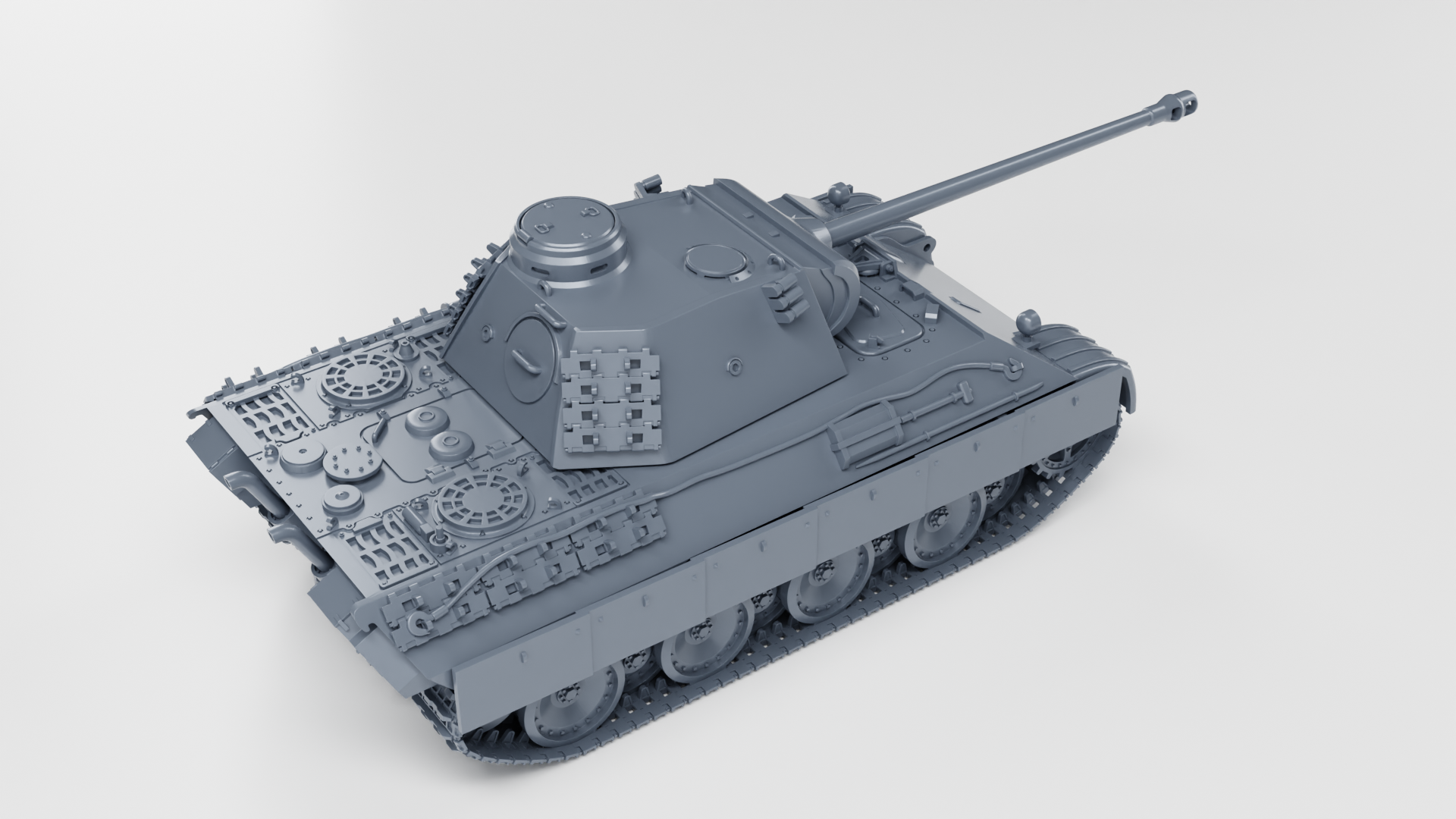 WG3D Panzer V Ausf D - Panther  (Germany, WW2)