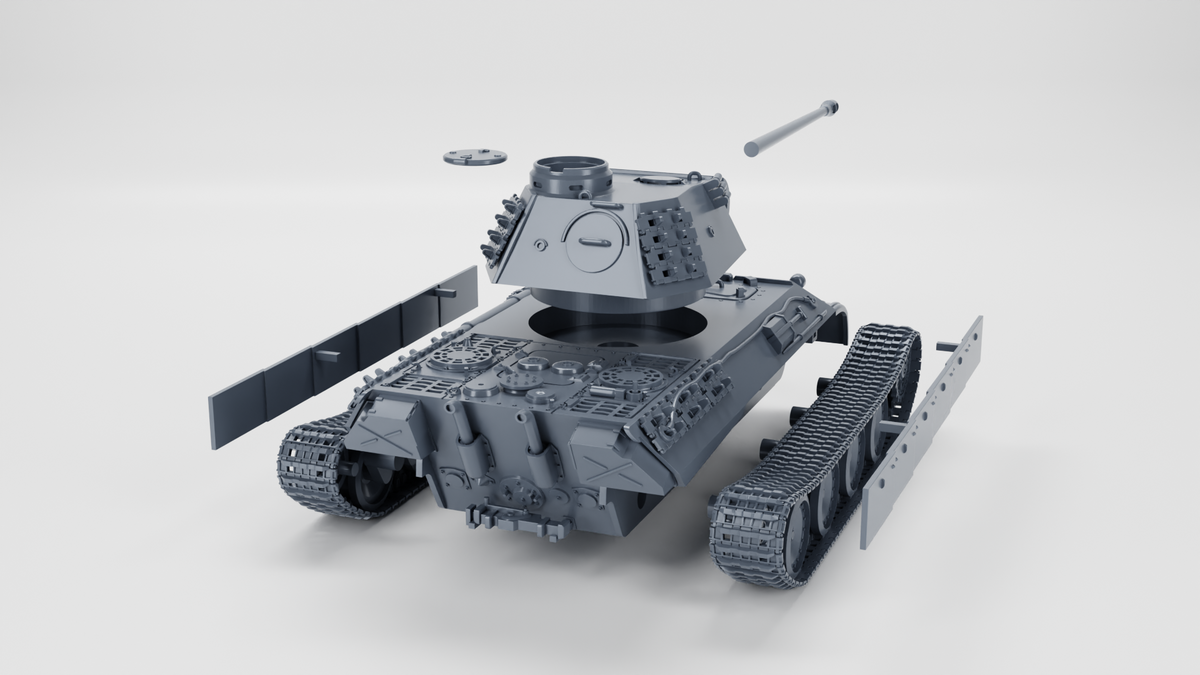 WG3D Panzer V Ausf D - Panther  (Germany, WW2)