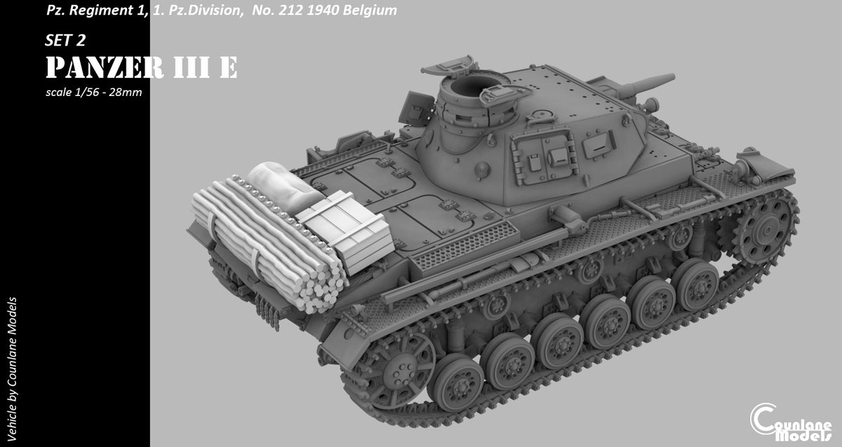 Counlane Panzer III E 1938/39 (Germany, WW2)