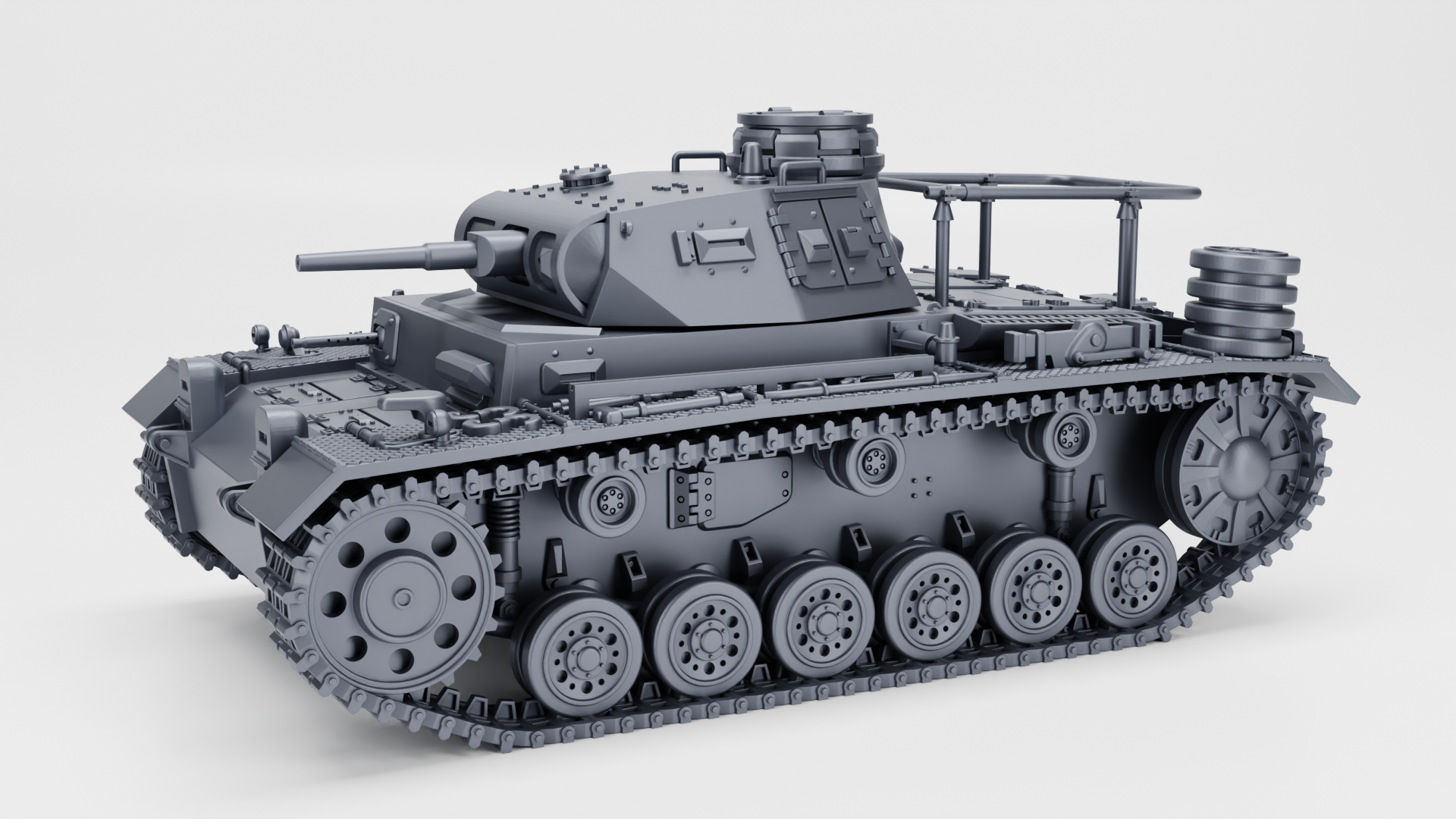 WG3D Panzerbefehlswagen III Ausf.E (command tank) (standard+winter edition) (Germany, WW2)