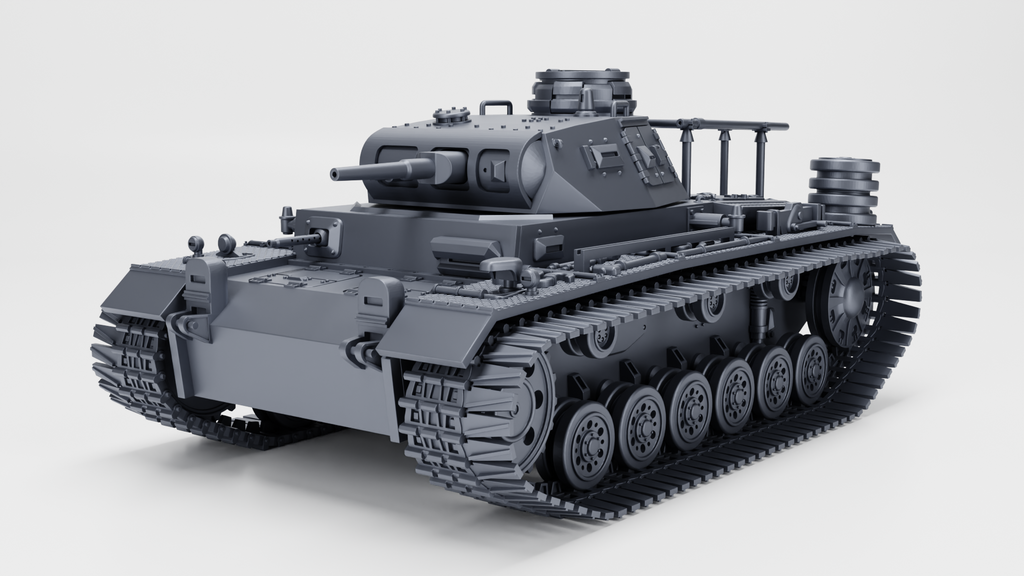 WG3D Panzerbefehlswagen III Ausf.E (command tank) (standard+winter edition) (Germany, WW2)