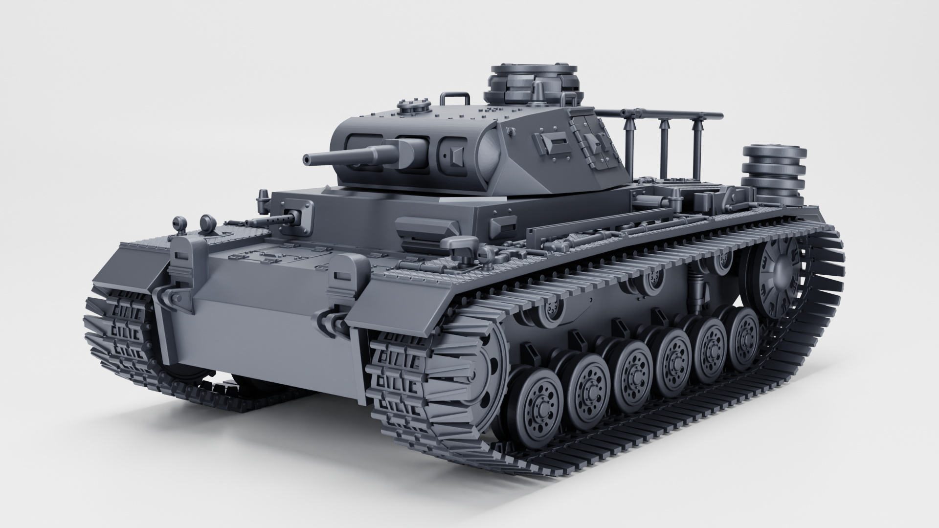 WG3D Panzerbefehlswagen III Ausf.E (command tank) (standard+winter edition) (Germany, WW2)