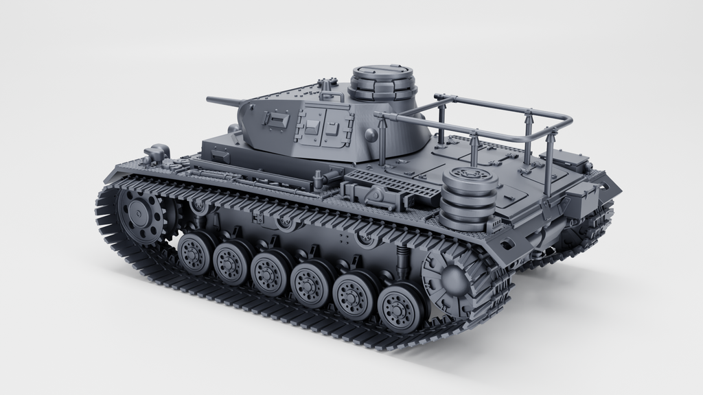 WG3D Panzerbefehlswagen III Ausf.E (command tank) (standard+winter edition) (Germany, WW2)