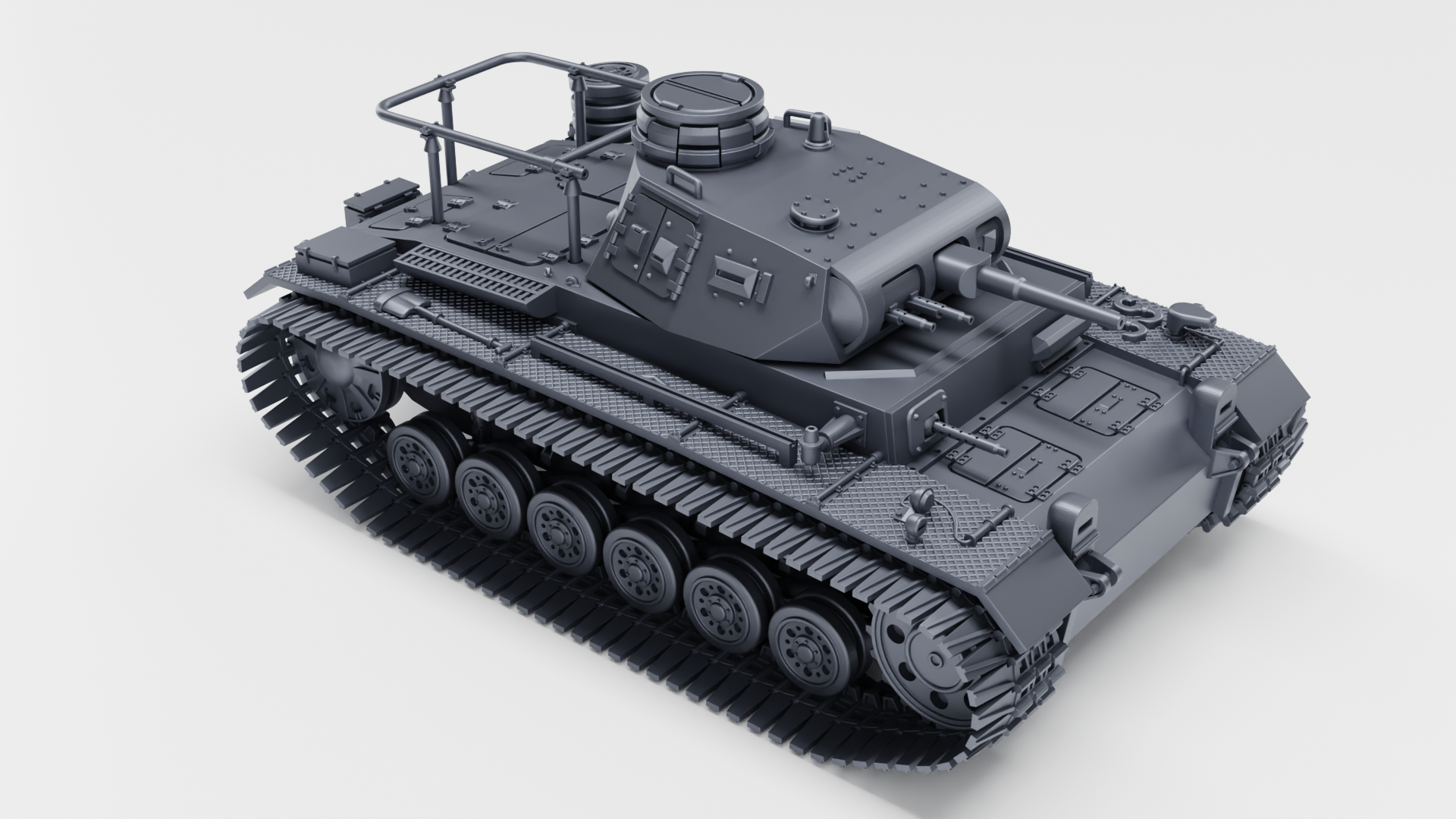 WG3D Panzerbefehlswagen III Ausf.E (command tank) (standard+winter edition) (Germany, WW2)