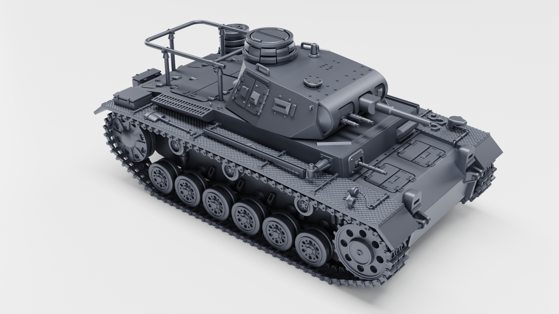 WG3D Panzerbefehlswagen III Ausf.E (command tank) (standard+winter edition) (Germany, WW2)