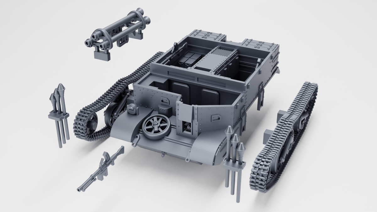 WG3D Panzerjager Bren 731(e) (8.8cm Panzerschreck-Raketen) (Germany, WW2)
