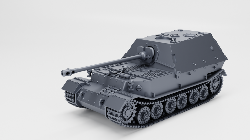 WG3D Panzerjager Tiger (P) 8.8cm PaK 43/2 L/71 “Ferdinand” (Sd.Kfz.184) + 3 Tankmen (Germany, WW2)