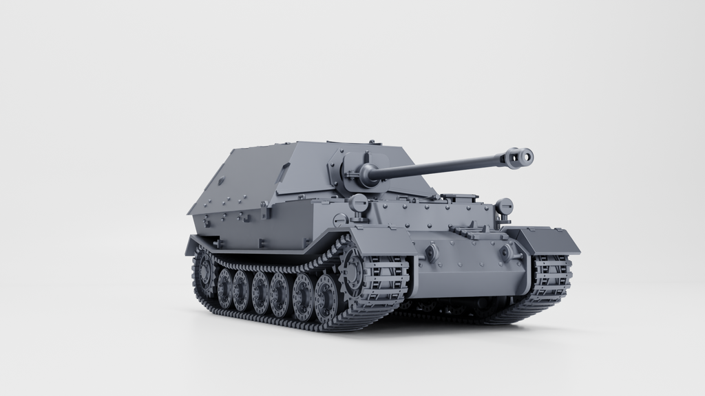 WG3D Panzerjager Tiger (P) 8.8cm PaK 43/2 L/71 “Ferdinand” (Sd.Kfz.184) + 3 Tankmen (Germany, WW2)