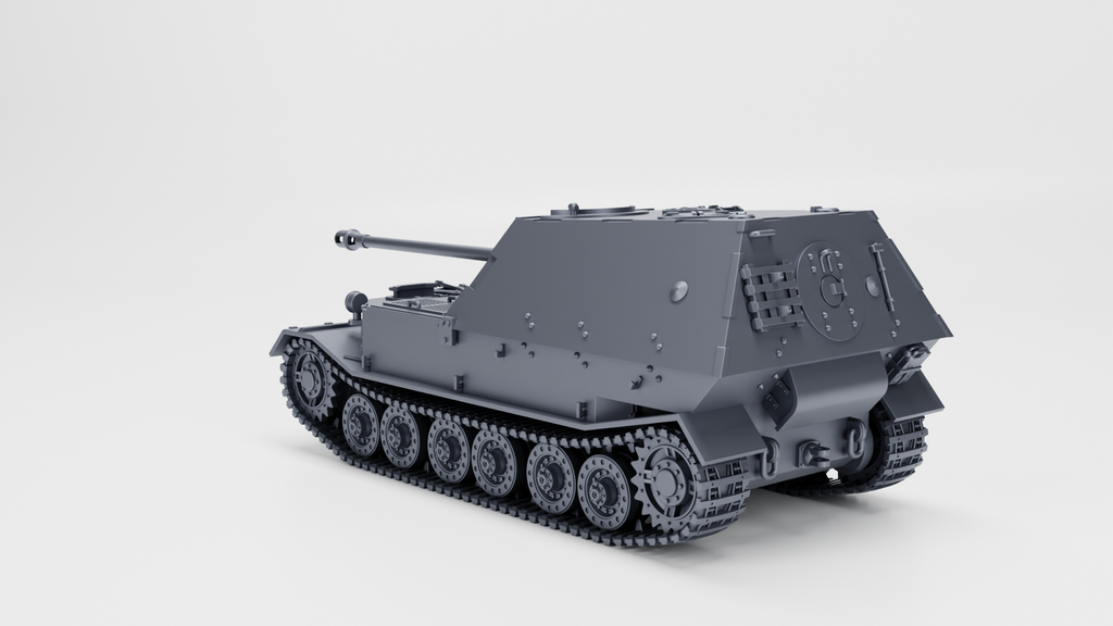 WG3D Panzerjager Tiger (P) 8.8cm PaK 43/2 L/71 “Ferdinand” (Sd.Kfz.184) + 3 Tankmen (Germany, WW2)