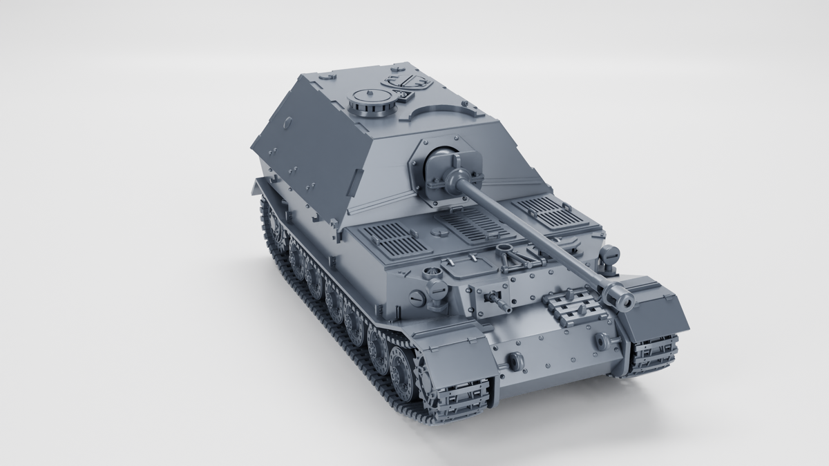 WG3D Panzerjager Tiger (P) 8.8 cm PaK 43/2 L/71 “Elefant” (Sd.Kfz.184) + 3 Tankmen (Germany, WW2)