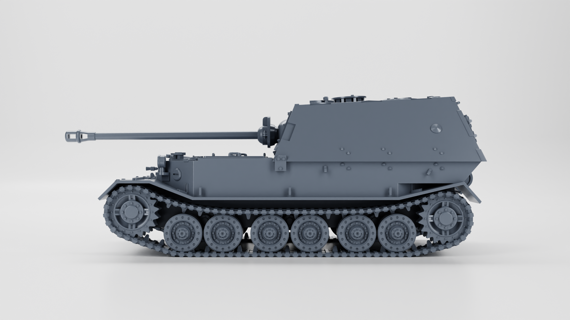 WG3D Panzerjager Tiger (P) 8.8 cm PaK 43/2 L/71 “Elefant” (Sd.Kfz.184) + 3 Tankmen (Germany, WW2)