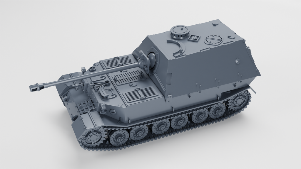 WG3D Panzerjager Tiger (P) 8.8 cm PaK 43/2 L/71 “Elefant” (Sd.Kfz.184) + 3 Tankmen (Germany, WW2)