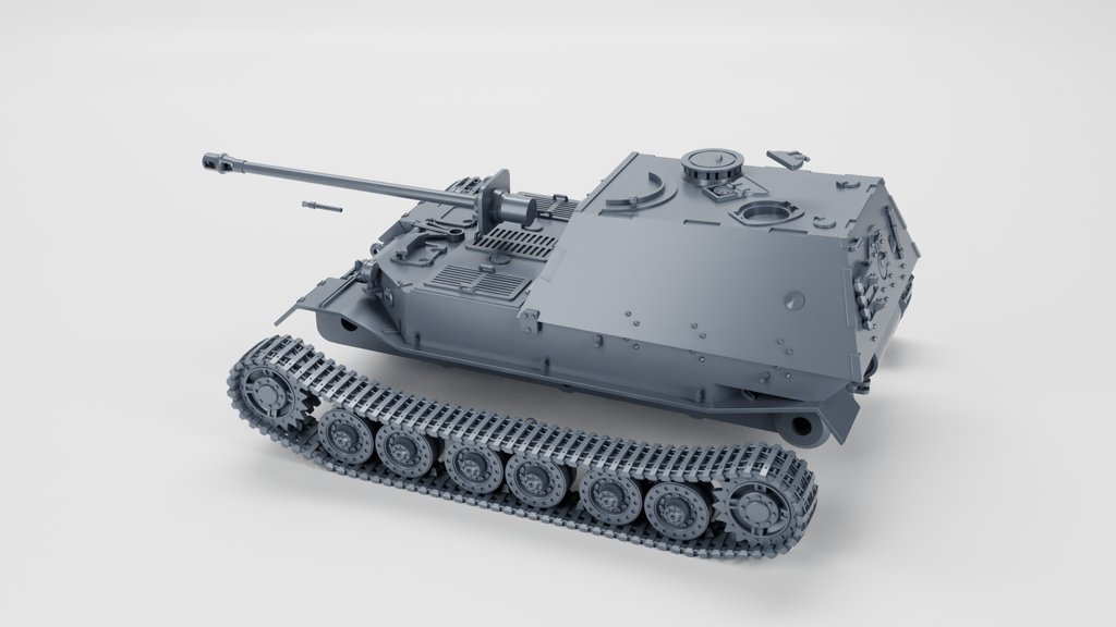WG3D Panzerjager Tiger (P) 8.8 cm PaK 43/2 L/71 “Elefant” (Sd.Kfz.184) + 3 Tankmen (Germany, WW2)