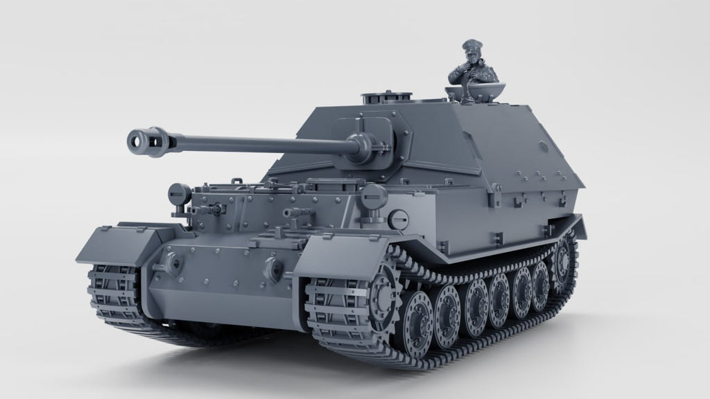 WG3D Panzerjager Tiger (P) 8.8 cm PaK 43/2 L/71 “Elefant” (Sd.Kfz.184) + 3 Tankmen (Germany, WW2)