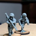 Col. Muller US Paratroopers Bazooka Team Moving