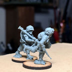 Col. Muller US Paratroopers Bazooka Team Moving
