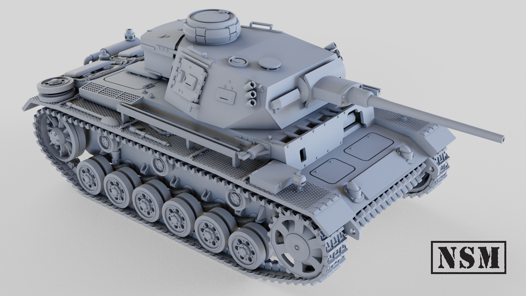 NSM Panzer III Ausf K Command Tank (Germany, WW2)