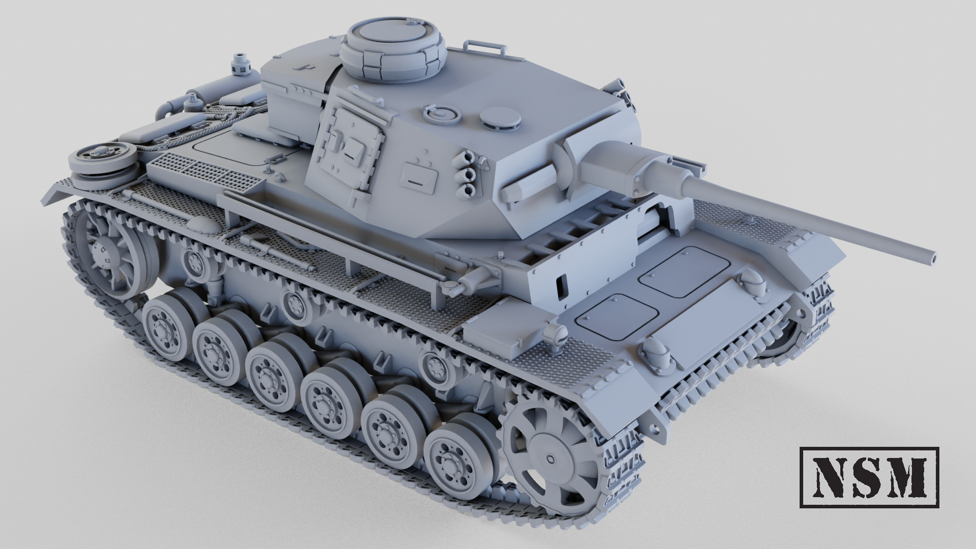 NSM Panzer III Ausf K Command Tank (Germany, WW2)