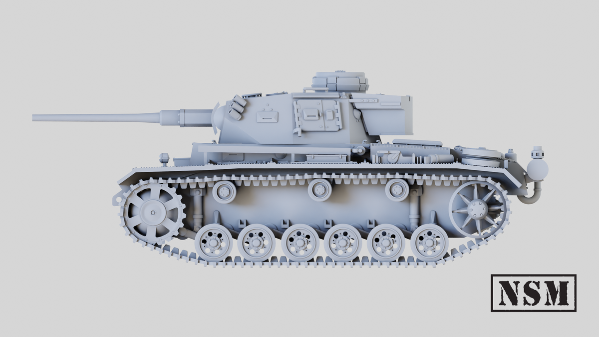 NSM Panzer III Ausf K Command Tank (Germany, WW2)