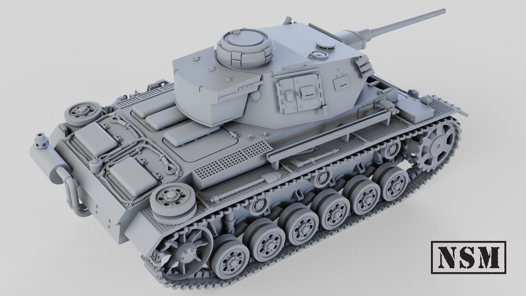NSM Panzer III Ausf K Command Tank (Germany, WW2)