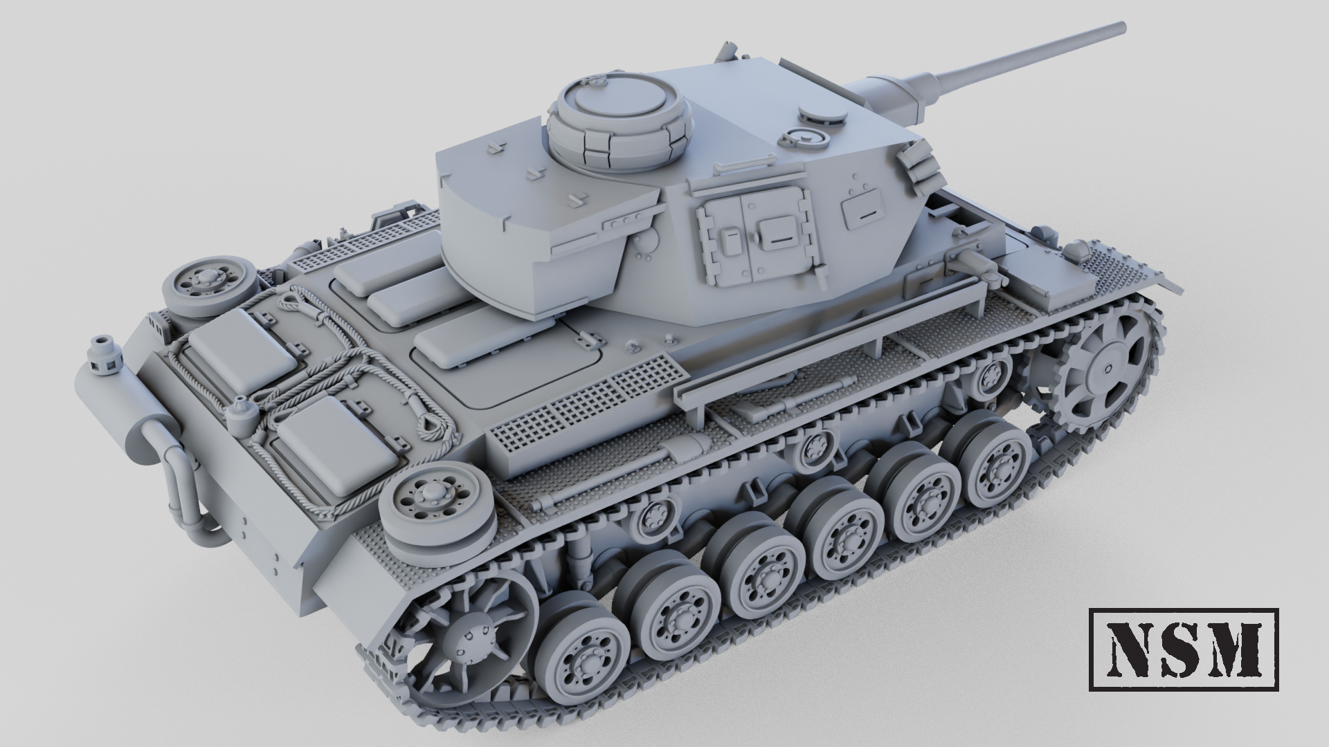 NSM Panzer III Ausf K Command Tank (Germany, WW2)