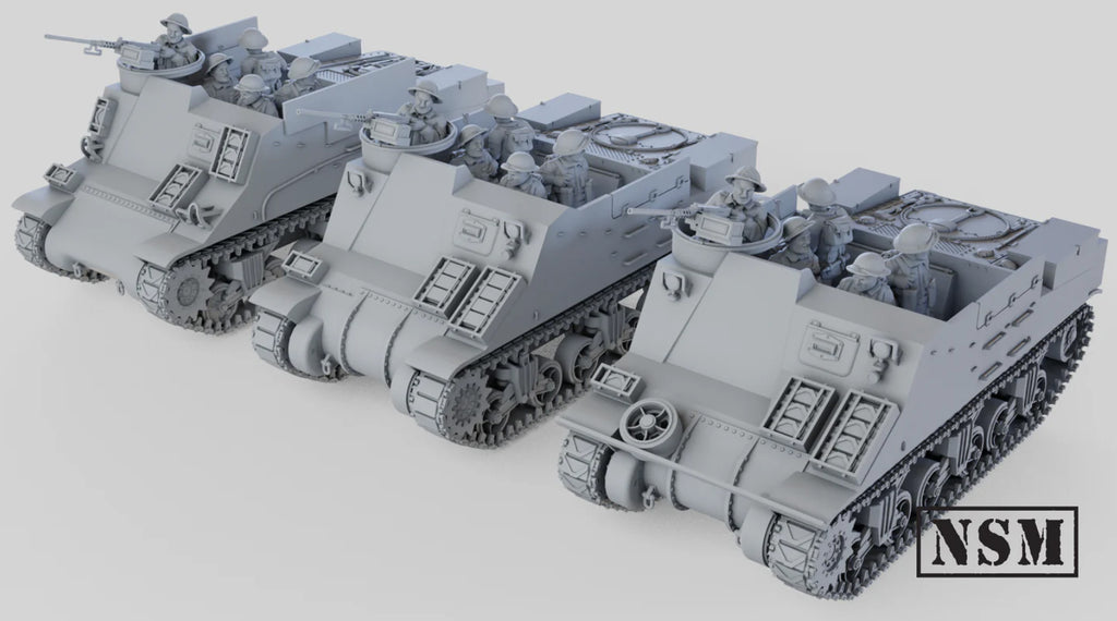 NSM Priest Kangaroo - Early, mid and late Production - (UK, WW2)