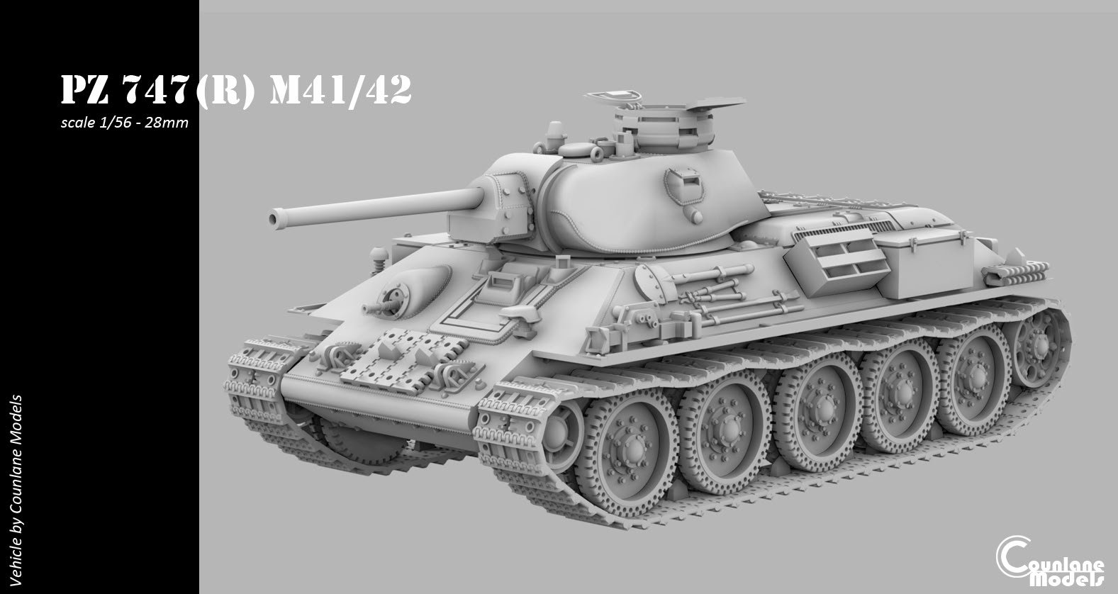 Counlane Pz 747(r) M41-42 1942 (Germany, WW2)