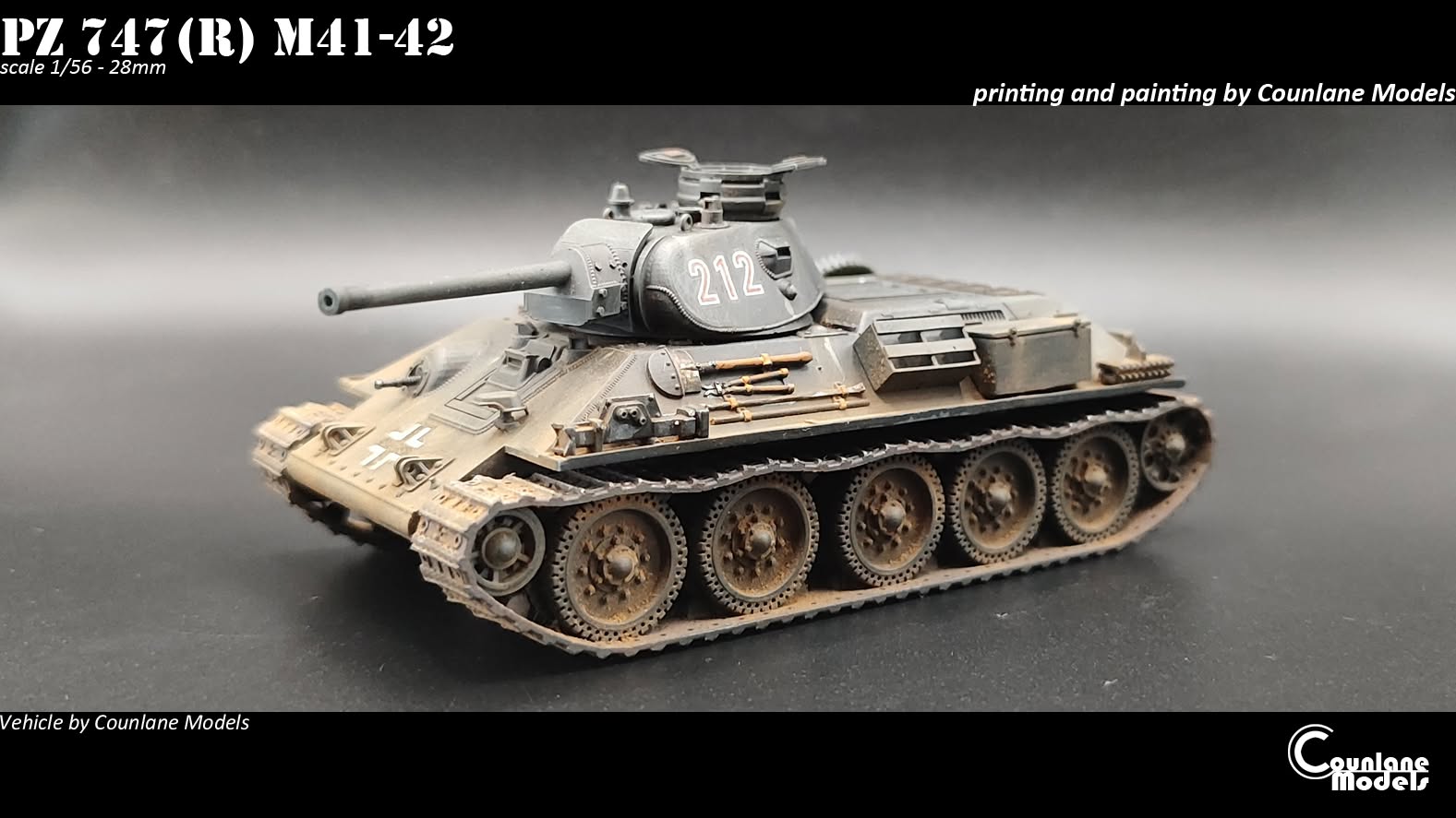 Counlane Pz 747(r) M41-42 1942 (Germany, WW2)