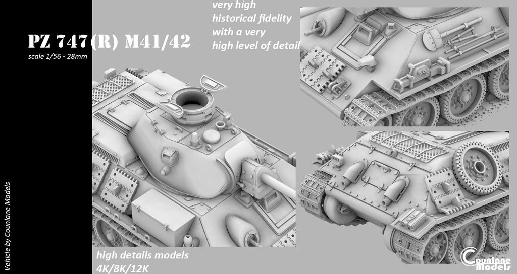 Counlane Pz 747(r) M41-42 1942 (Germany, WW2)