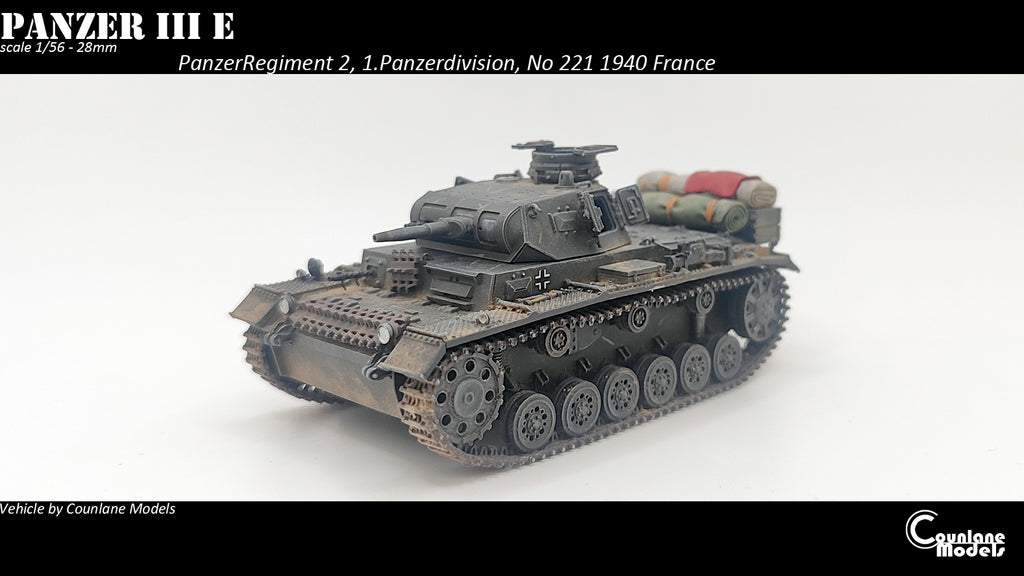 Counlane Panzer III E 1938/39 (Germany, WW2)
