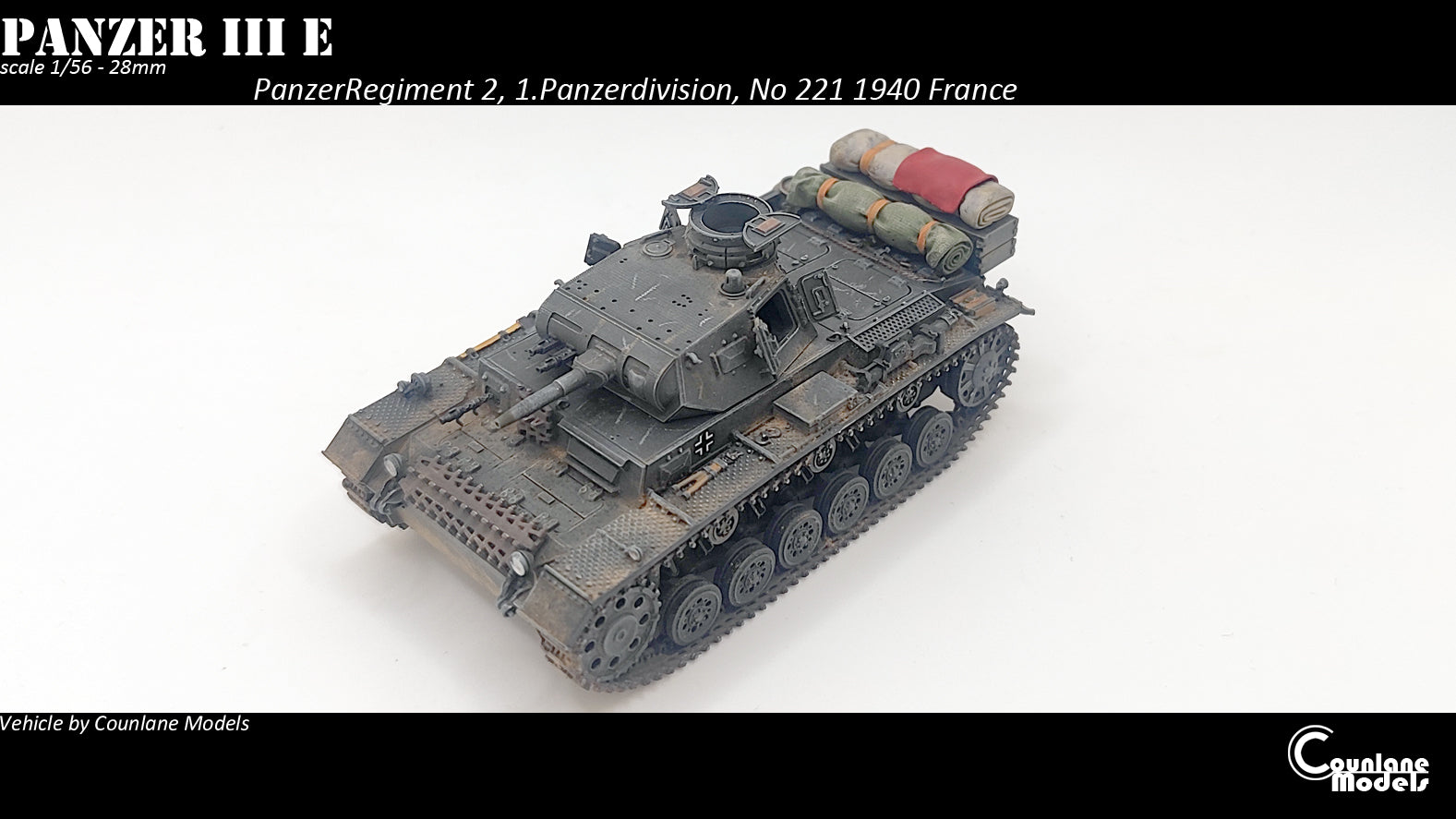 Counlane Panzer III E 1938/39 (Germany, WW2)