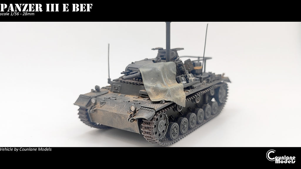Counlane Panzer III Ausf E Befehlswagen (BEF) 1940 (Germany, WW2)