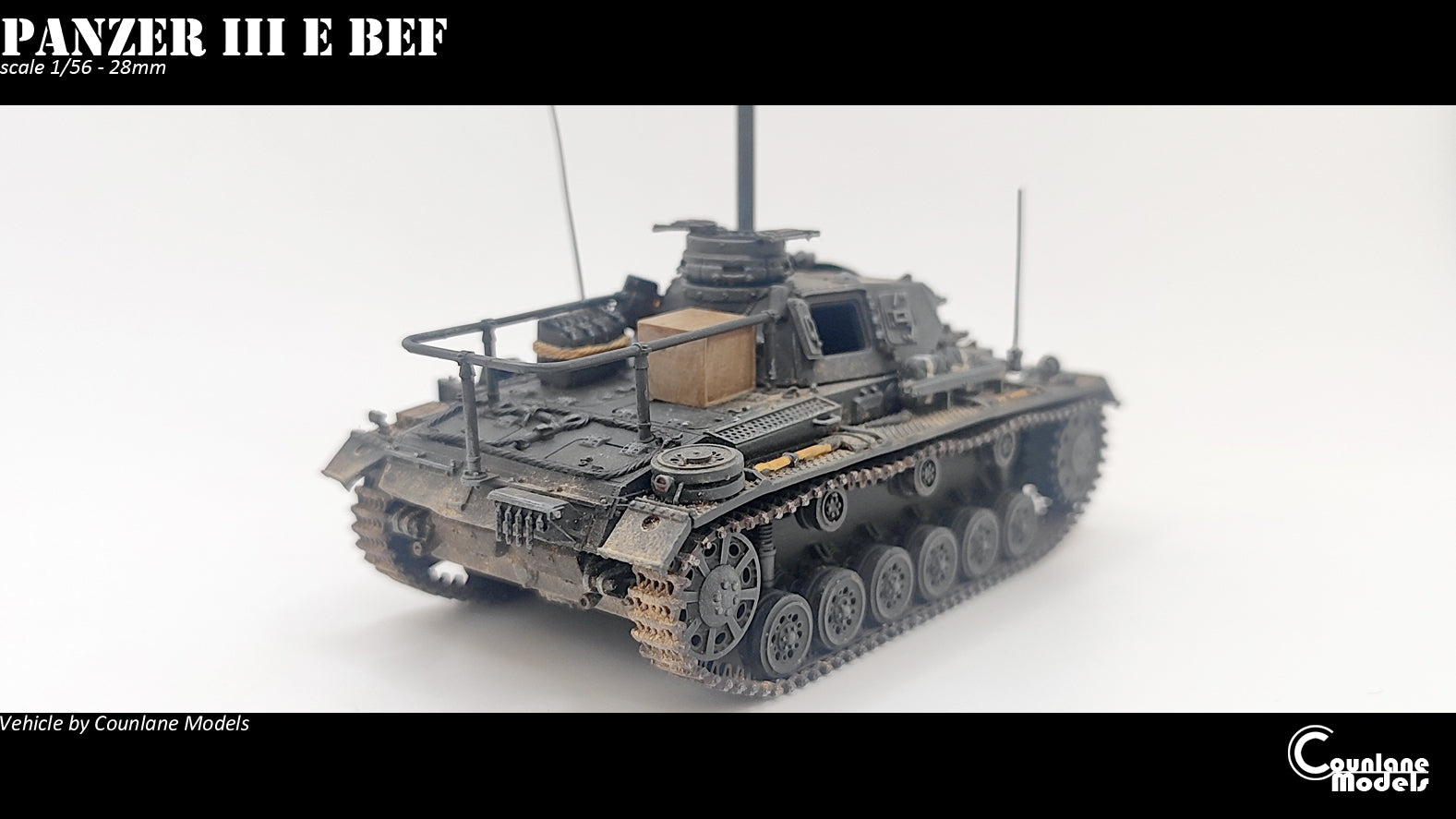 Counlane Panzer III Ausf E Befehlswagen (BEF) 1940 (Germany, WW2)