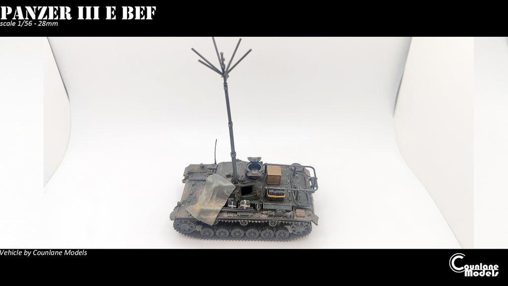 Counlane Panzer III Ausf E Befehlswagen (BEF) 1940 (Germany, WW2)