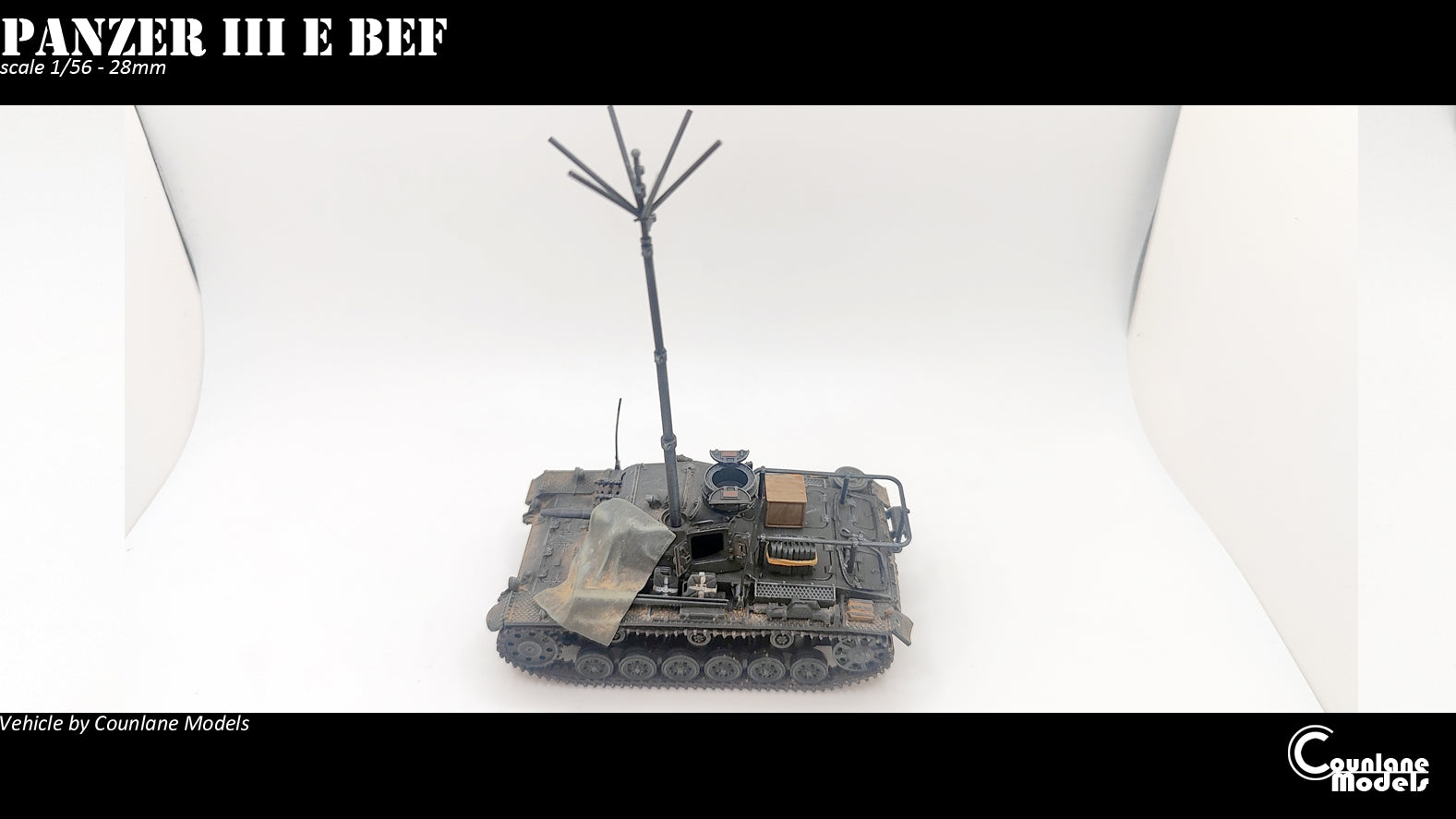 Counlane Panzer III Ausf E Befehlswagen (BEF) 1940 (Germany, WW2)