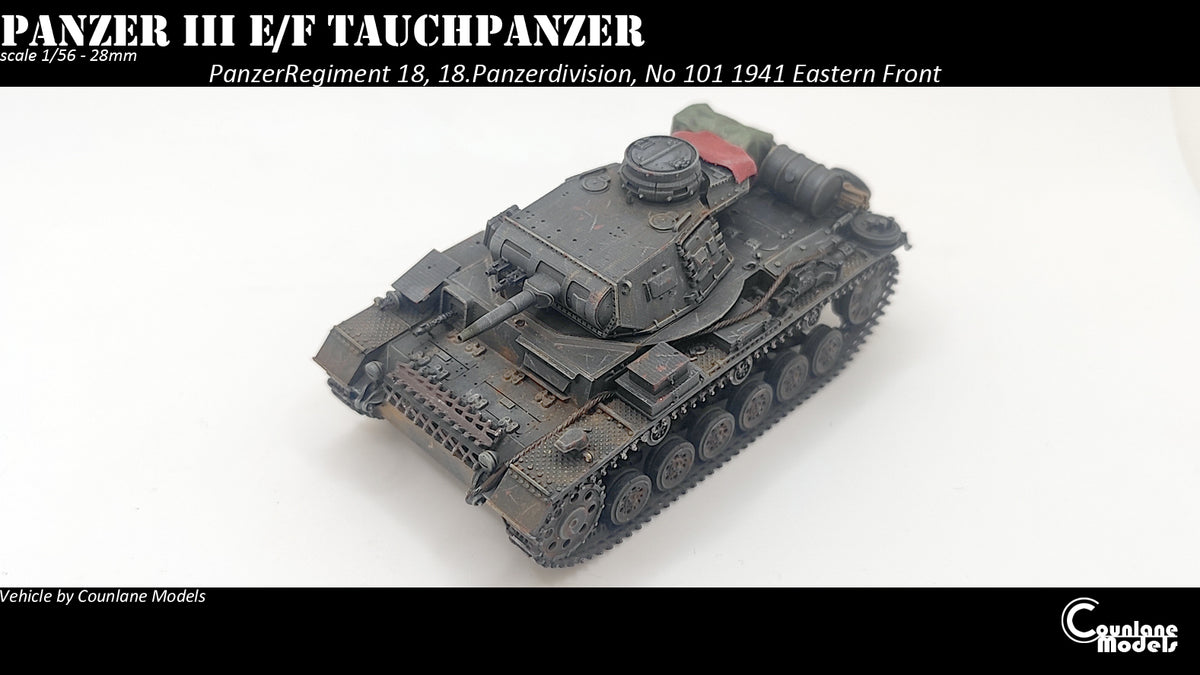 Counlane Panzer III E Tauchpanzer 1940 (Germany, WW2)